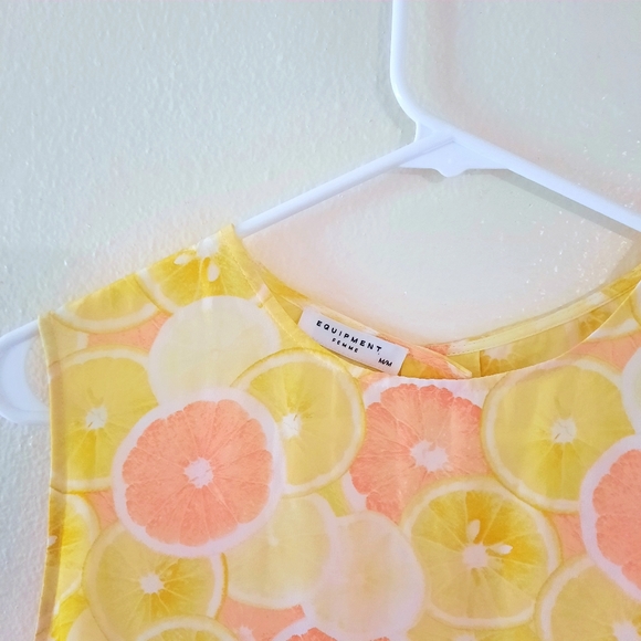 Equipment Reagan Citrus Silk Tank Top - Picture 3 of 4